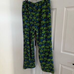 Men’s TOY STORY 4 Green and Blue Alien Pajama Pants